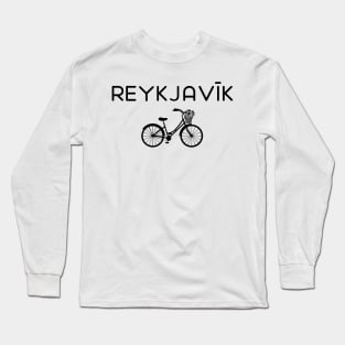 Reykjavík Bicycle Long Sleeve T-Shirt